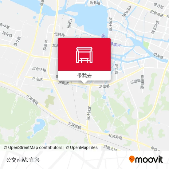 公交南站地图