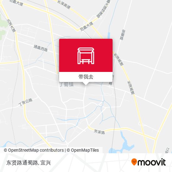 东贤路通蜀路地图