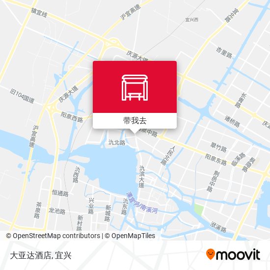 大亚达酒店地图