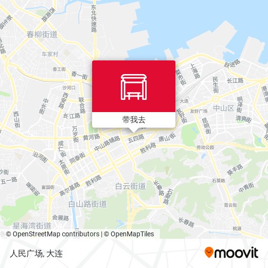 人民广场地图