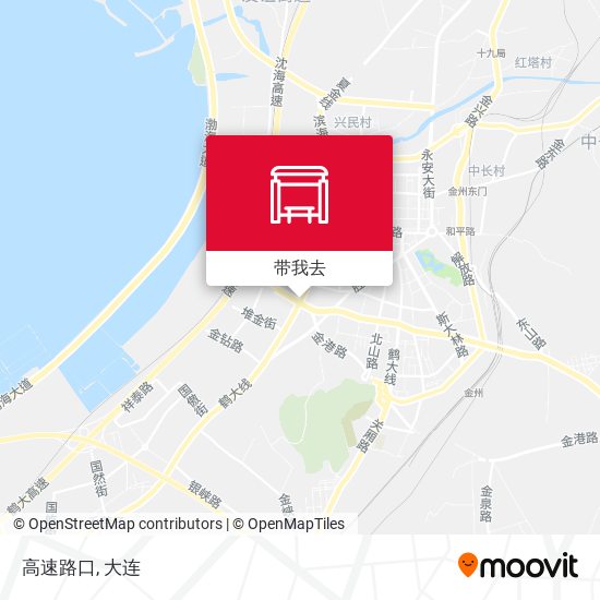 高速路口地图
