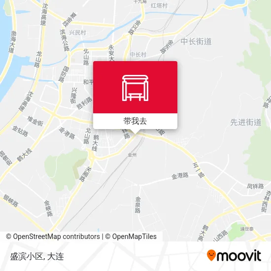 盛滨小区地图