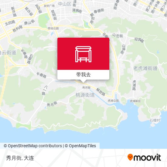 秀月街地图