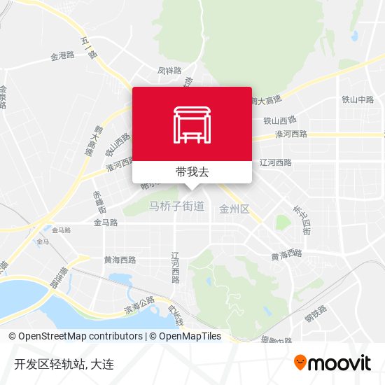 开发区轻轨站地图