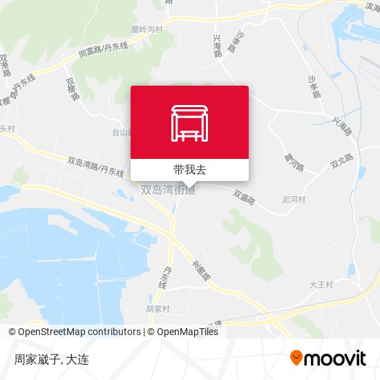 周家崴子地图