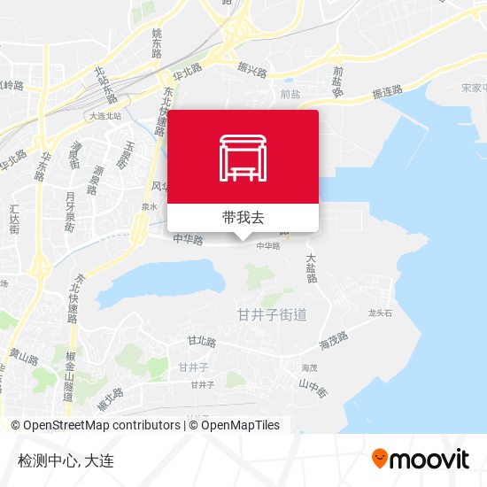 检测中心地图