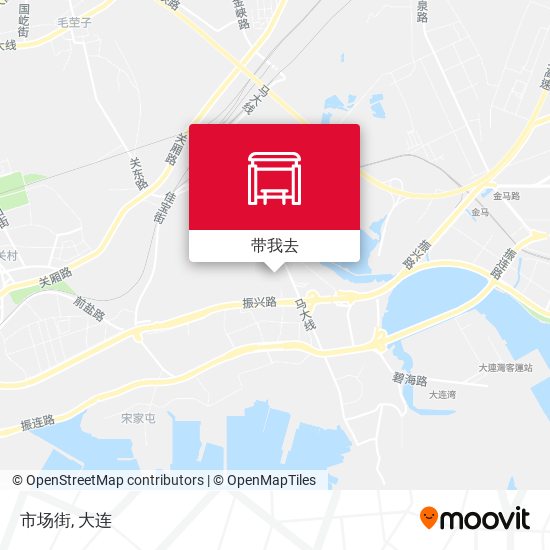 市场街地图