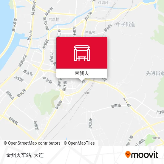 金州火车站地图