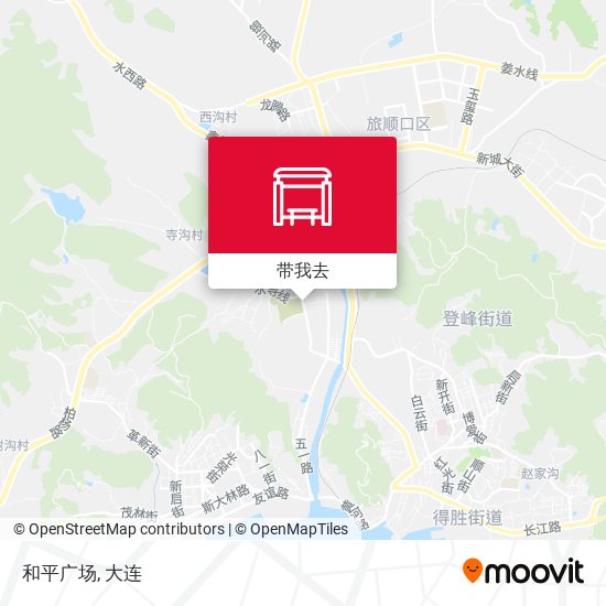 和平广场地图