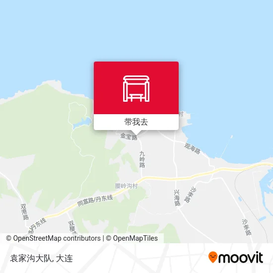 袁家沟大队地图