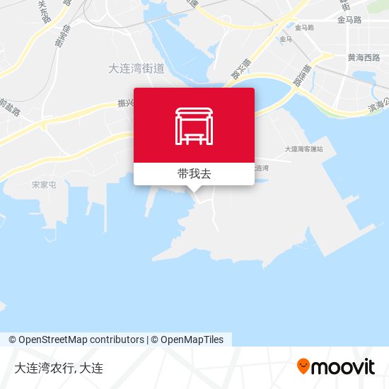 大连湾农行地图