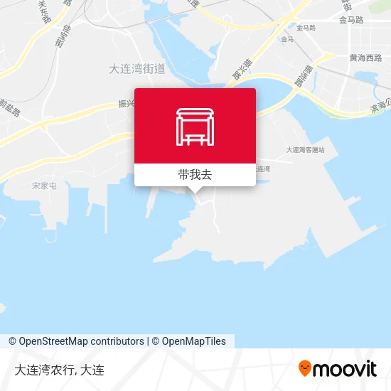 大连湾农行地图