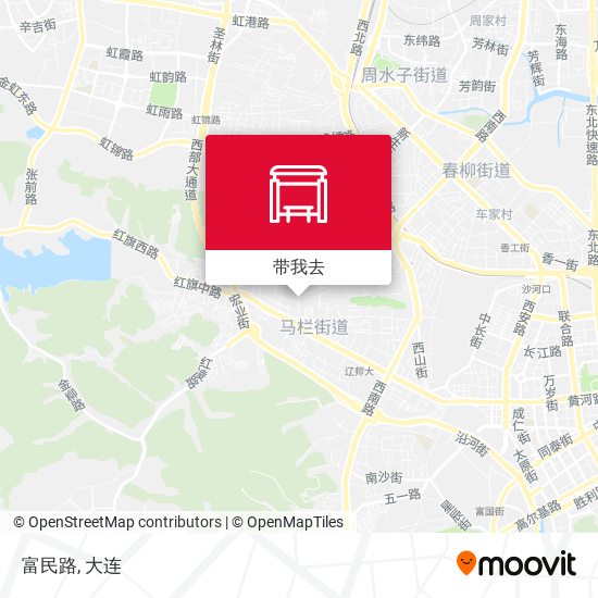 富民路地图