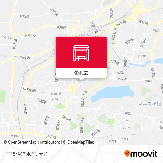 三道沟净水厂地图