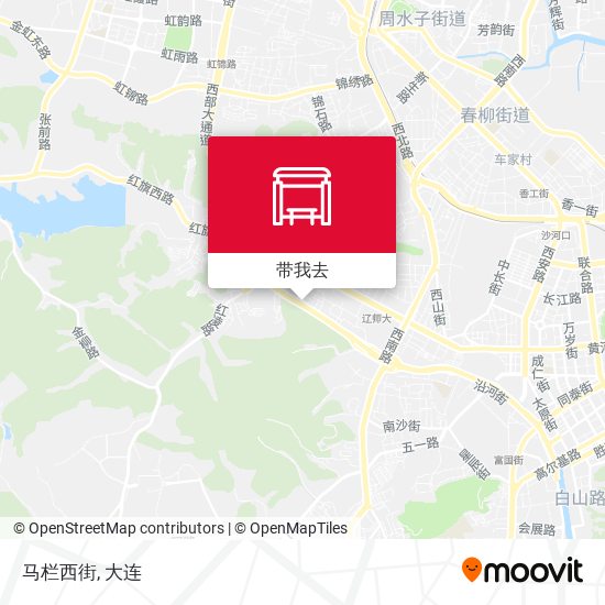 马栏西街地图