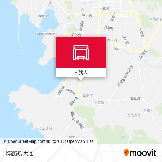 海霞街地图
