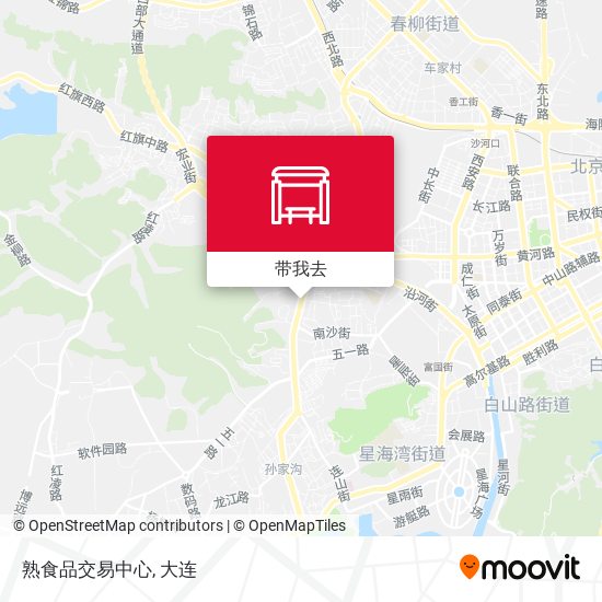 熟食品交易中心地图