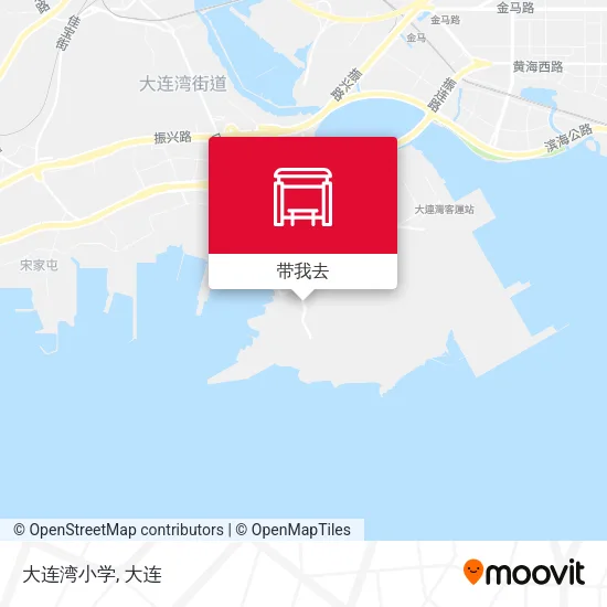 大连湾小学地图