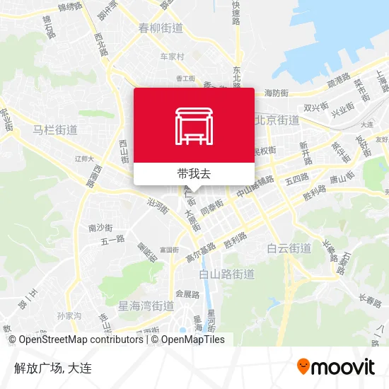 解放广场地图