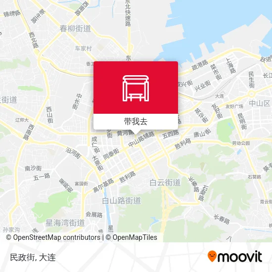 民政街地图