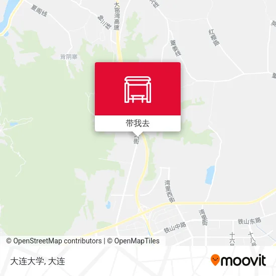 大连大学地图