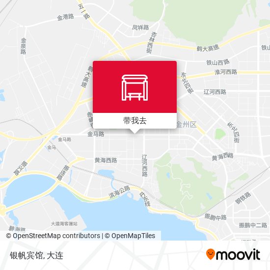 银帆宾馆地图