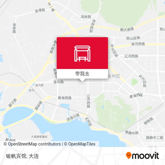 银帆宾馆地图
