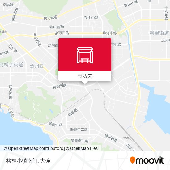 格林小镇南门地图