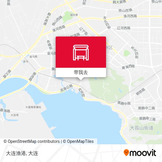 大连渔港地图