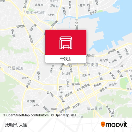 抚顺街地图