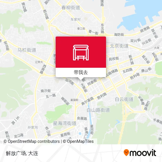 解放广场地图