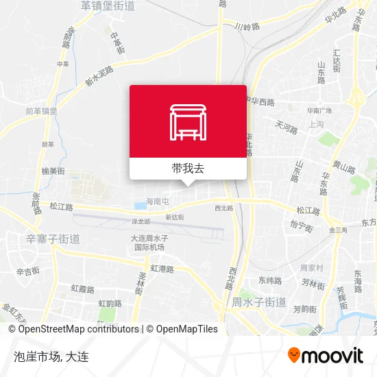 泡崖市场地图