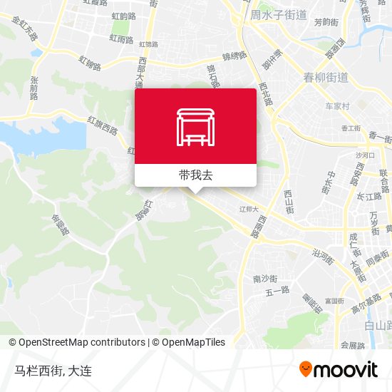 马栏西街地图