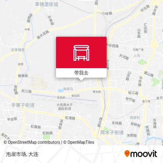 泡崖市场地图