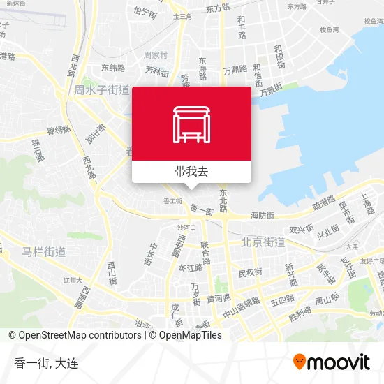 香一街地图