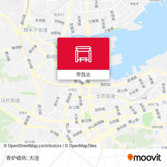 香炉礁街地图