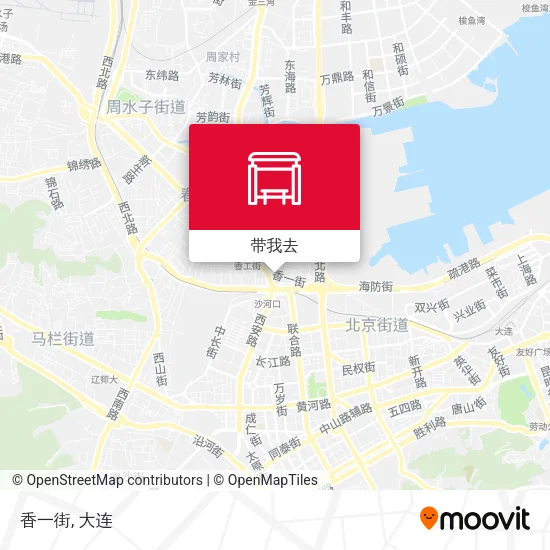 香一街地图