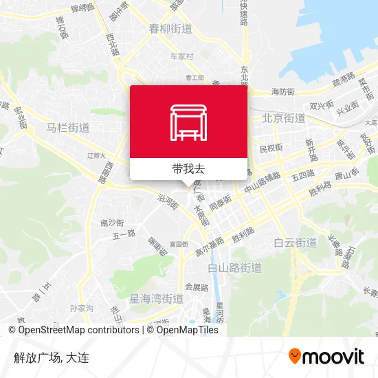 解放广场地图