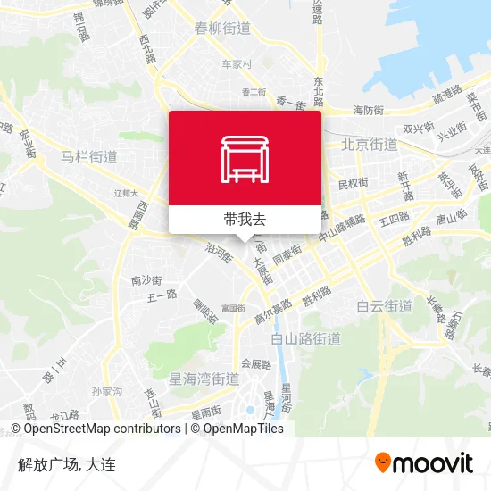 解放广场地图