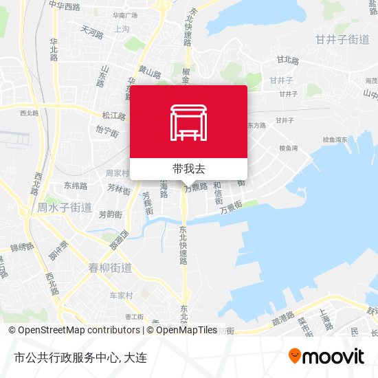 市公共行政服务中心地图