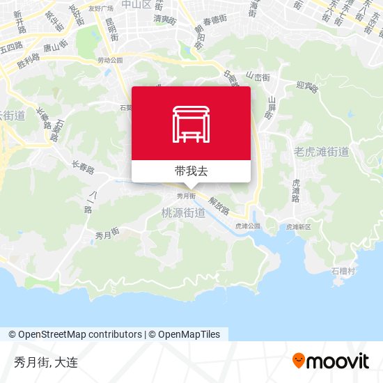 秀月街地图