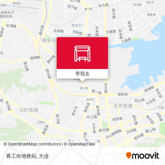 香工街地铁站地图