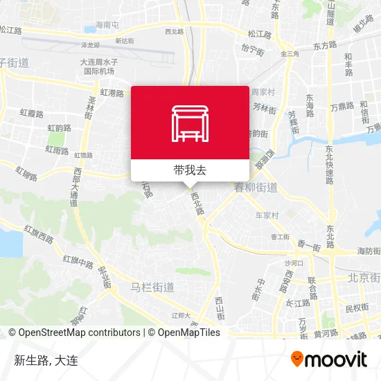 新生路地图