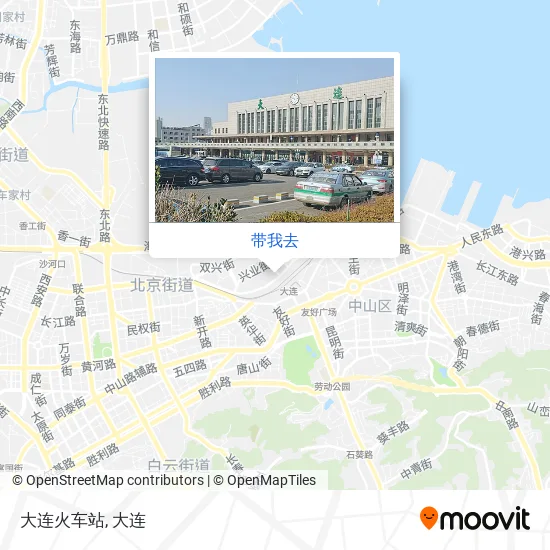 大连火车站地图