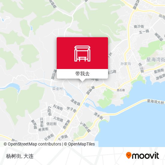 杨树街地图