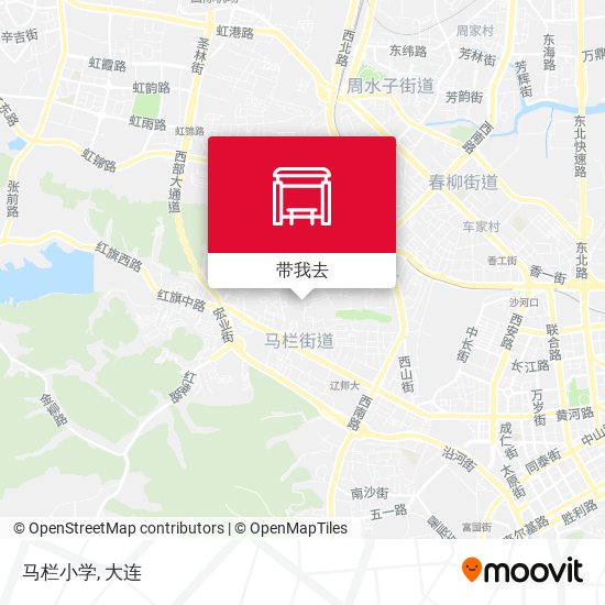 马栏小学地图