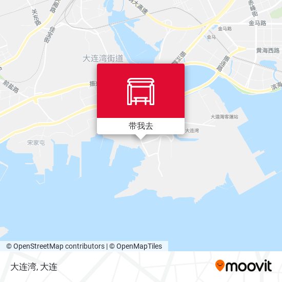 大连湾地图