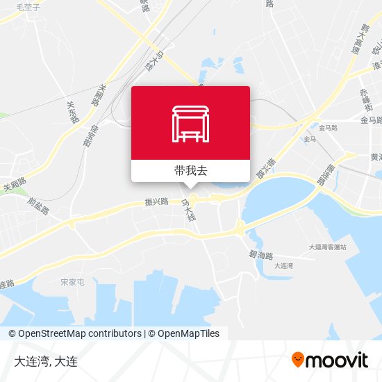 大连湾地图