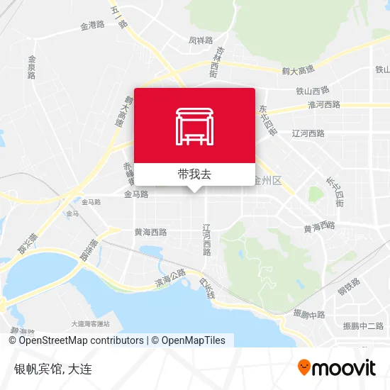 银帆宾馆地图
