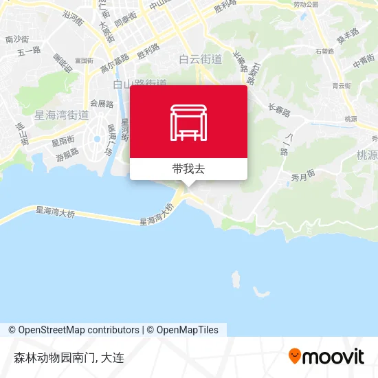 森林动物园南门地图